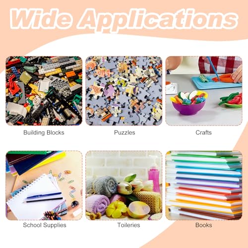 18 Packs Large Toy Storage Bags with Labels, 6 Colors - Image 5