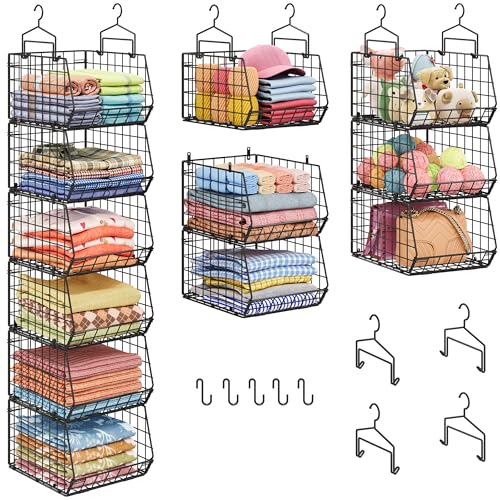 6-Tier Extended Depth Hanging Closet Organizers and Storage for - Image 2