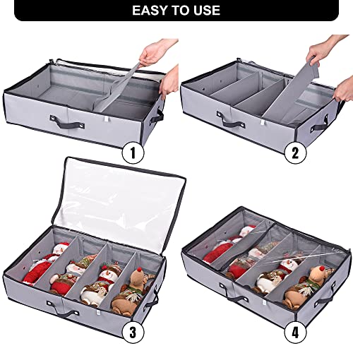 2 Pack Christmas Figures Storage Box | Each Holds 4 - Image 5