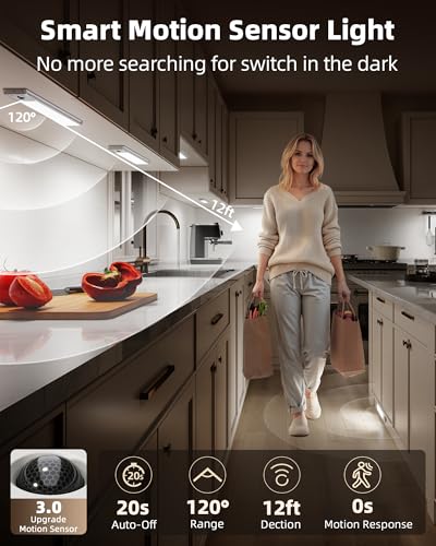 EZVALO 5-Pack 10inch Under Cabinet Lighting, 2400mAh Rechargeable - Image 4