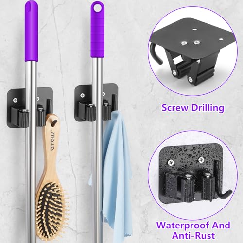 Stainless Steel Broom Holder, Heavy Duty - Image 5