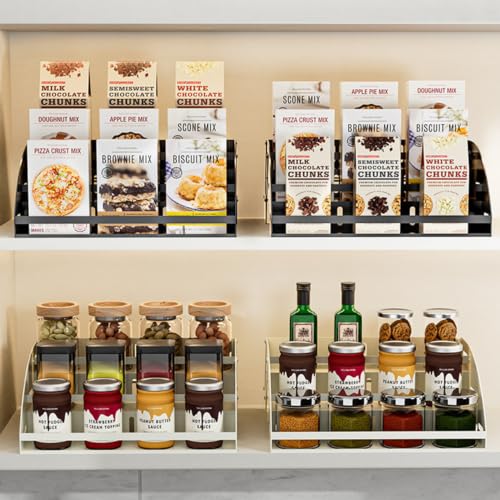 3Tier Pull Down Spice Rack, Metal Pull Down Shelf - Image 3