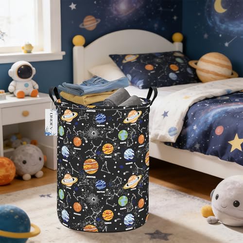 Round collapsible Solar System planet Laundry Hamper | All Products - Image 5