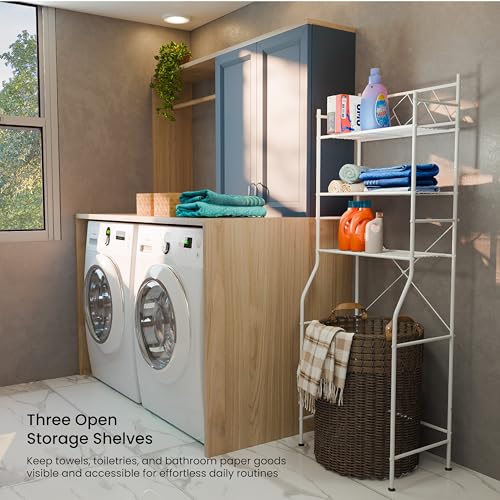 Home Zone Living Over-the-Toilet Bathroom Storage Cabinet - Image 6
