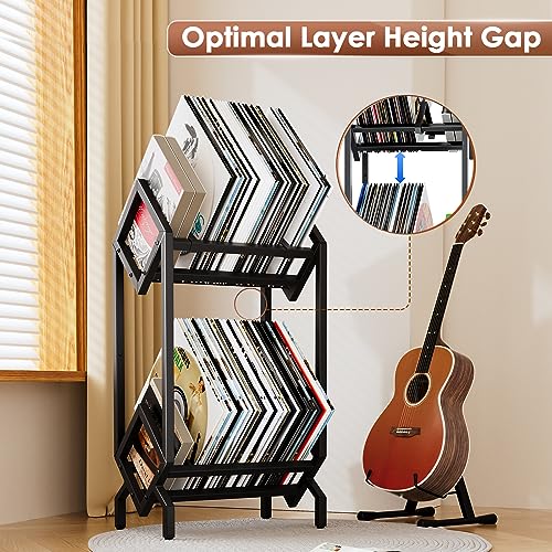 Vinyl Record Storage Rack, Record Holder 160-200 LP - Image 7