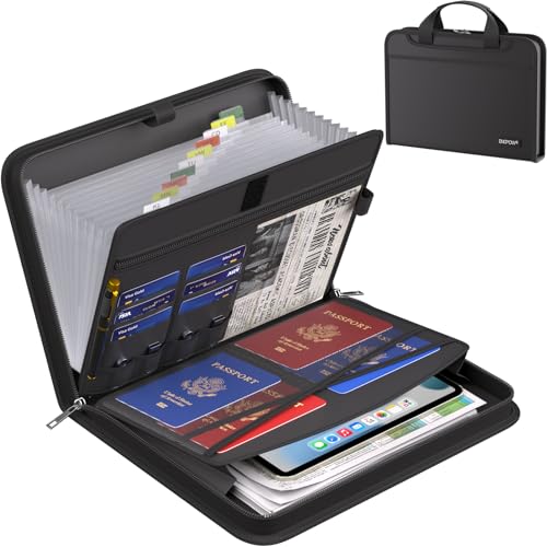 ENGPOW Accordion File Organizer, Fireproof Expanding File Folder - Image 2