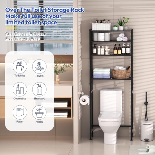 samstar 4 Tier Over The Toilet Storage Rack, Bathroom - Image 4