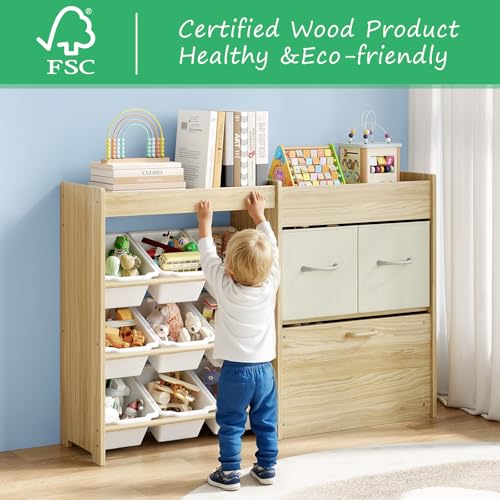 EXPERLAM Toy Storage Organizer for Kids, 9 Bins - Image 5