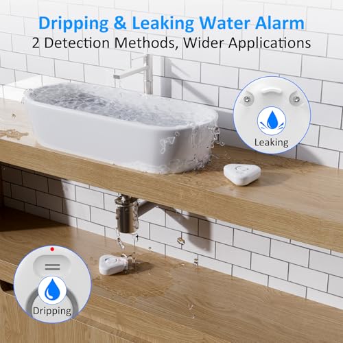5 Pack Water Leak Detectors for Home, Stechro 4 Levels - Image 5