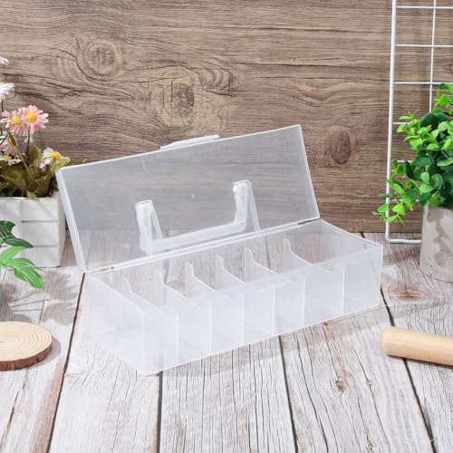 Clear Plastic Seed Organizer Box with Dividers 11 | Home Organization - Image 3