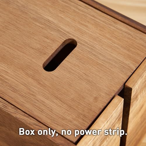 LiTY Acacia Wood Cable Management Box, Wooden Cord H | All Products - Image 7