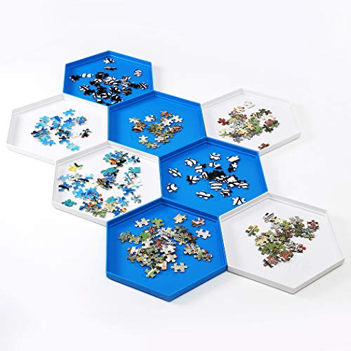 Becko US 8 Puzzle Sorting Trays with Clear Lid, Puzzle - Image 5