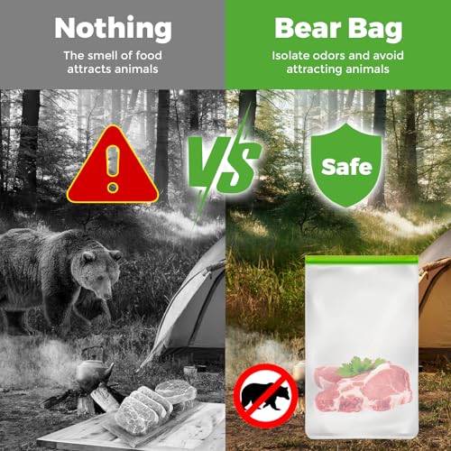 3 Pack Bear Bags for Food Backpacking, Odor Proof Bags - Image 4