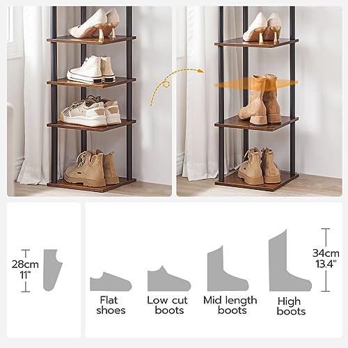HOOBRO Vertical Shoe Rack, 8-Tier Narrow Shoe Shelf - Image 6