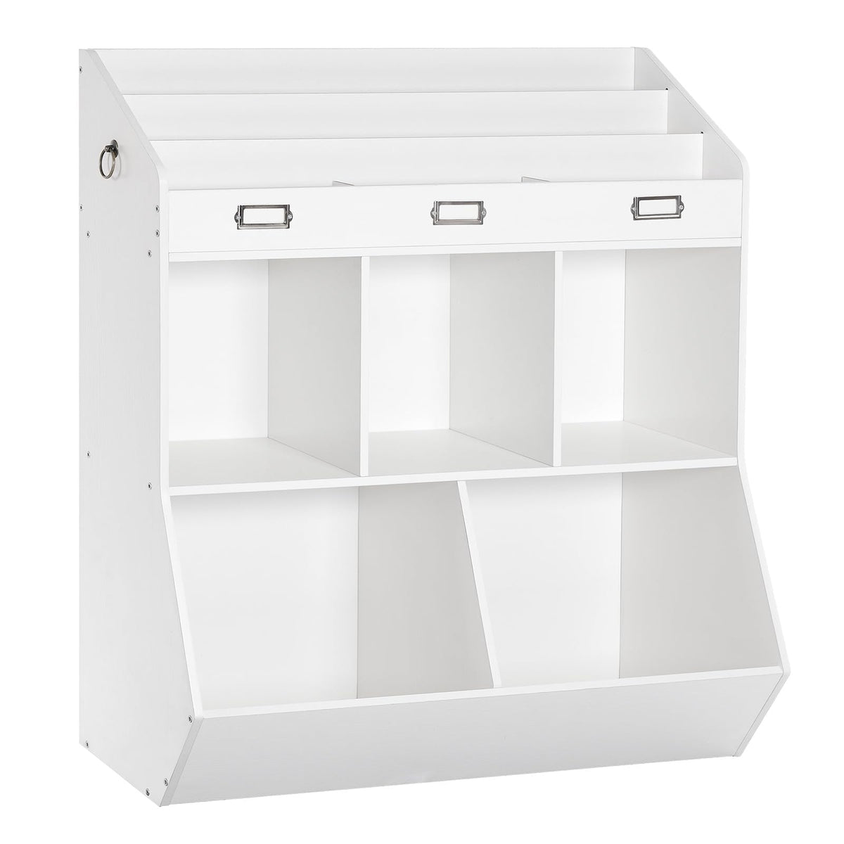 HOOBRO Kids Bookshelf and Toy Storage, Children's Bookcase with 3 - Image 1