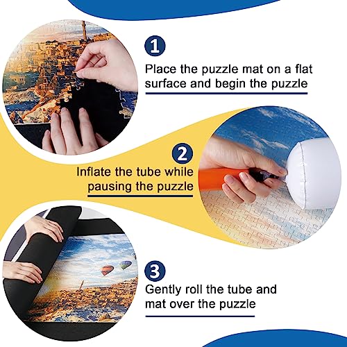 Puzzle Mat Roll Up Puzzles Board for Jigsaw Up to 2000, 1500 - Image 4