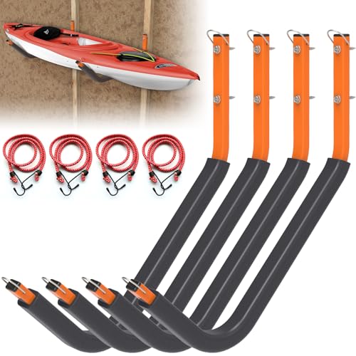 26" Kayak Wall Mount Storage Rack with Foam Padding - Image 2