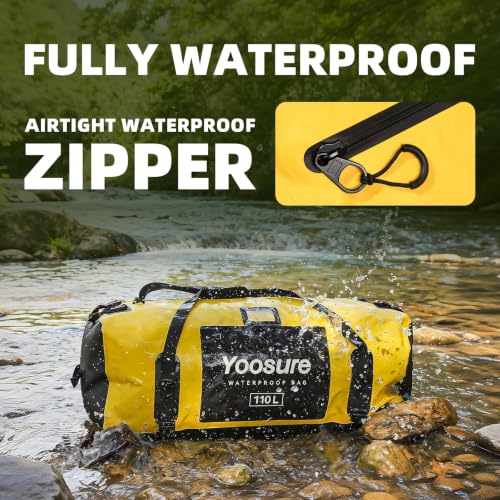 Waterproof Duffel Bag 110L - Marine Dry Bag with 700D PVC - Image 6