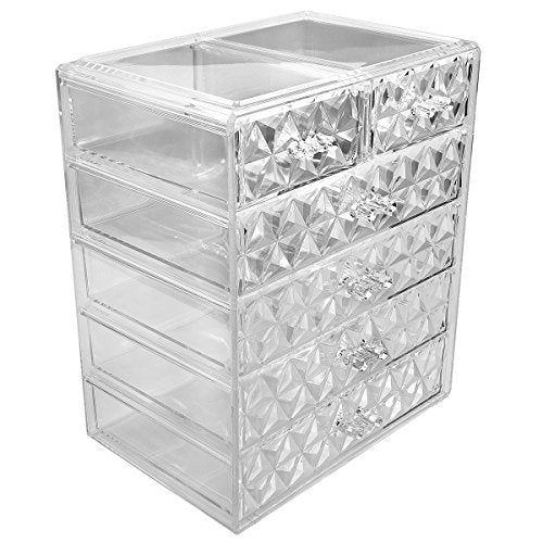 Sorbus 6-Drawer Makeup Organizer with Small & Wide D | All Products - Image 2