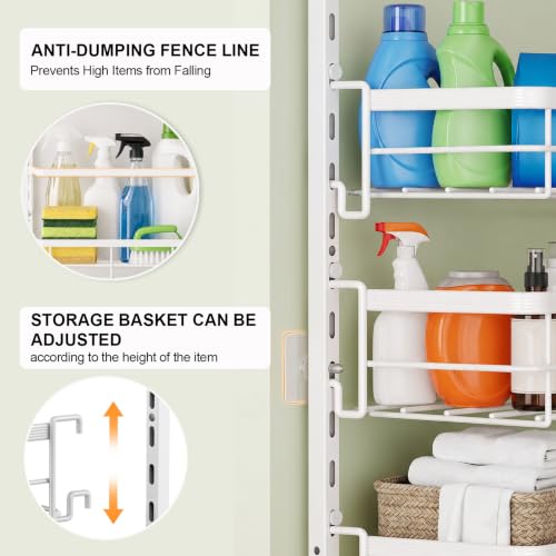 Over The Door Pantry Organizer, 10 Tier Pantry Door Organizers - Image 6