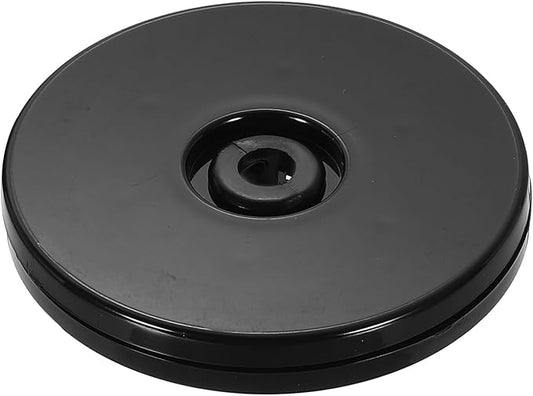 uxcell 1Pack Acrylic Lazy Susan Turntable, 3" Spinner Lazy Susan Turntable Organizer, Acrylic Ball Bearing Rotating Tray for Pantry Spice Rack Decorating, Black