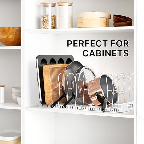 Simple Houseware Expandable Pan Rack 10 Adjustable C | All Products - Image 7