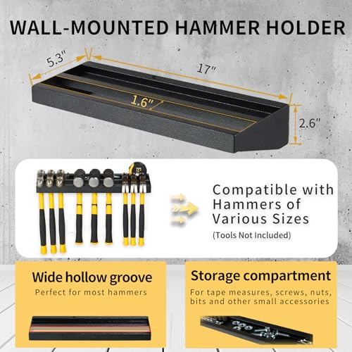 Wall Mount Hand Tool Organizer, Screwdriver Organizer - Image 4