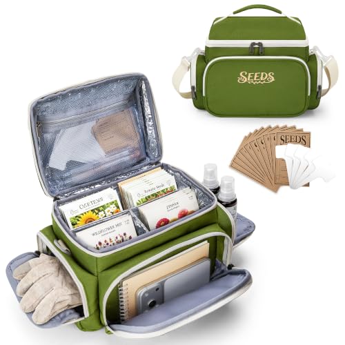 Seed Storage Organizer Insulated Bag, Garden Seed Saving Box - Image 2