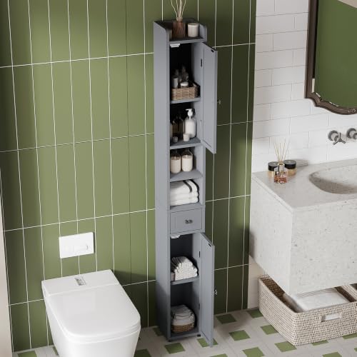 ChooChoo Narrow Bathroom Storage Cabinet | Home Organization - Image 5