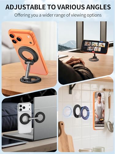 Dual-Sided Magnetic Phone Holder Mount for MagSafe Phone Grip - Image 7