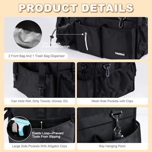Extra Large Cleaning Caddy Bag with Built-In Support Board - Image 4