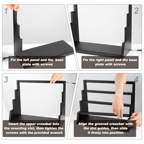 4-Tier Graded Trading Baseball Football Sports Card Display - Image 5