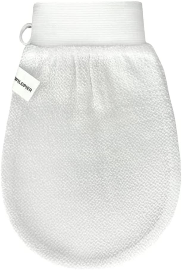 Wildpier Beauty Luxe Deep Exfoliating Glove - Biodegradable Viscose, Body Exfoliator Improves Skin Texture, Exfoliating Face Scrub Reduces Acne, Dead Skin Remover for Body, Body Scrubber Exfoliator