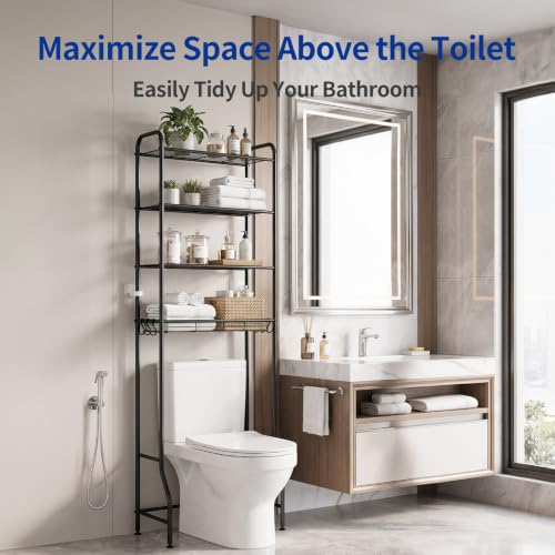 Delamu Over Toilet Storage Rack, 4 Tiers (71.9" H) - Image 7