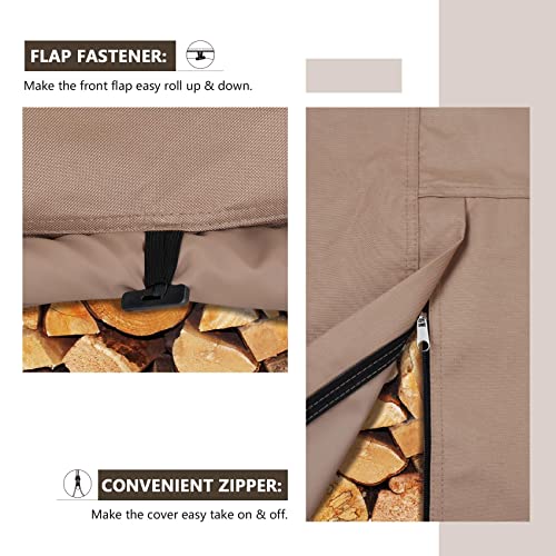 ULTCOVER Waterproof Firewood Racks Cover 4 Feet - Image 6