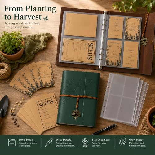 Garden Seed Storage Organizer Binder for Various Size Seed - Image 8
