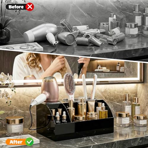 Hair Tool Organizer Countertop, Bathroom Vanity Organizers - Image 7