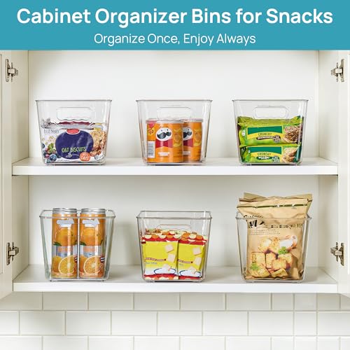 Vtopmart 6 Pack Clear Storage Bins, Pantry Cabinet O | All Products - Image 4