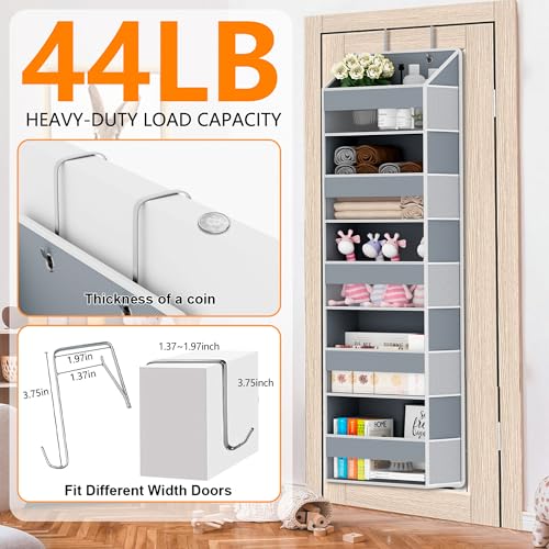 Over The Door Organizer - Over Door Storage Organizer with 5 - Image 5