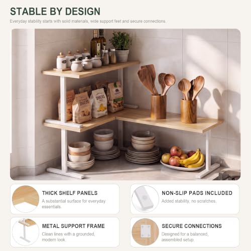 Golener Countertop Shelf, Kitchen Counter Organizer - Image 5