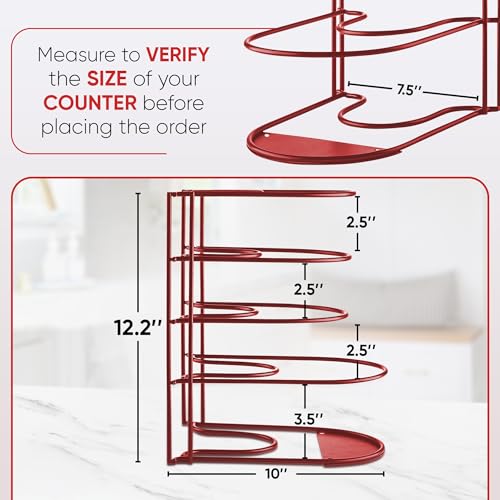 Heavy-Duty Pots and Pans Organizer | 5-Tier Cookware & Lid - Image 4