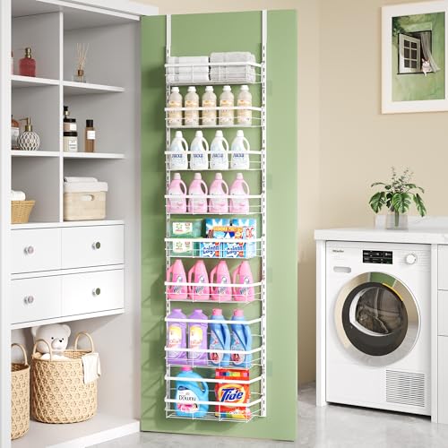 TOPCJ Over the Door Pantry Organizer,8-Tier Adjustable Heavy Duty - Image 8