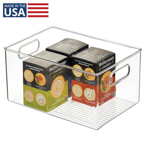 iDesign Plastic Pantry Storage Bin, Clear - Image 3