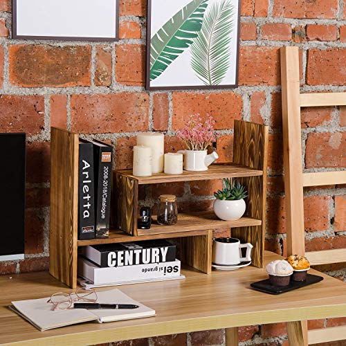 Adjustable Extendable Natural Wood Desktop Organizer | All Products - Image 3