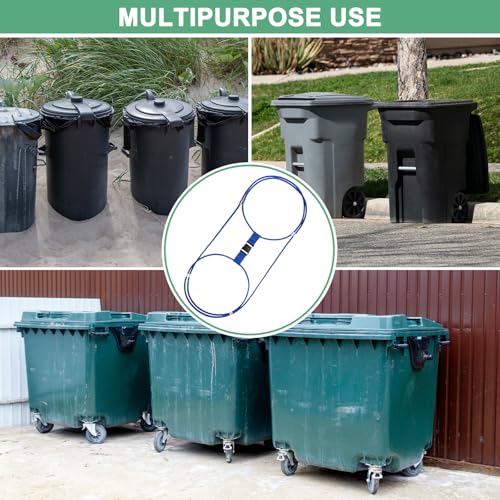 M METERXITY 1-Set Trash Can Locks for Animals, 30-50 Gallon - Image 7