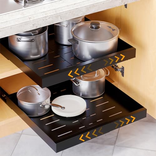 SpaceAid Pull Out Cabinet Organizer, 1 Pack | Home Organization - Image 2