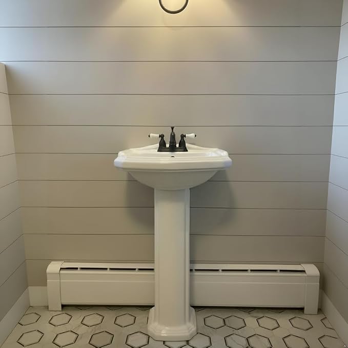 Small Pedestal Sink, Renovators Supply Cloakroom 19" Wide x 33" Tall Bathroom Sink White Grade A Porcelain With Overflow And Pre-Drilled Centerset Faucet Holes