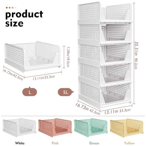 8 Pack Closet Organizers and Storage, Stackable & Fo | All Products - Image 6