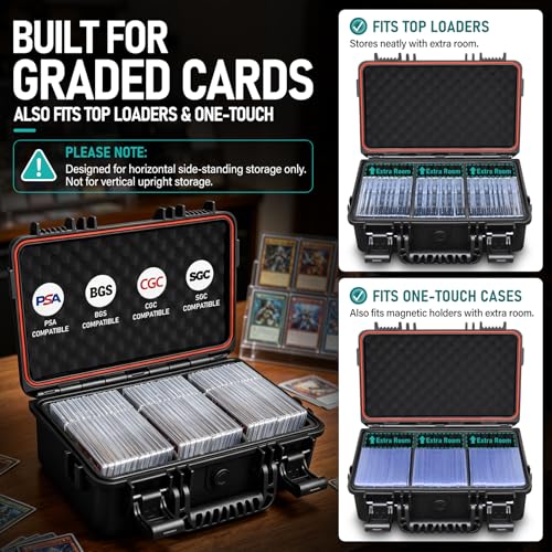 Graded Card Case, Baseball Card Storage Box for Trading - Image 4