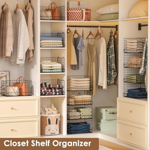 Yociyoga 4-Tier Stackable Closet Organizers and Storage Shelves - Image 7
